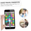 minkissy Gaming Thumb Gloves 5 Pairs Anti-Slip Finger Sleeves Breathable Silver Fiber Finger Tips for Mobile Games view 4