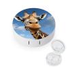 YHEGBFD Spectacle Case,Funny Giraffe Contact Lens Case,portable Contact Lens Case,contact Lens Box with Mirror view 1