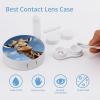 YHEGBFD Spectacle Case,Funny Giraffe Contact Lens Case,portable Contact Lens Case,contact Lens Box with Mirror view 3