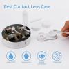 YHEGBFD Spectacle Case,French Bulldog Puppies Contact Lens Case,portable Contact Lens Case,contact Lens Box with Mirror view 3