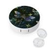 YHEGBFD Spectacle Case,Dragonfly Contact Lens Case,portable Contact Lens Case,contact Lens Box with Mirror view 1
