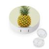 YHEGBFD Spectacle Case,Fresh Pineapple Contact Lens Case,portable Contact Lens Case,contact Lens Box with Mirror view 1