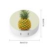 YHEGBFD Spectacle Case,Fresh Pineapple Contact Lens Case,portable Contact Lens Case,contact Lens Box with Mirror view 2