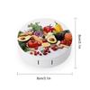 YHEGBFD Spectacle Case,Healthy Food Contact Lens Case,portable Contact Lens Case,contact Lens Box with Mirror view 2