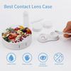 YHEGBFD Spectacle Case,Healthy Food Contact Lens Case,portable Contact Lens Case,contact Lens Box with Mirror view 3