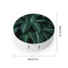 YHEGBFD Spectacle Case,Green Long Leaves Contact Lens Case,portable Contact Lens Case,contact Lens Box with Mirror view 2