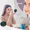 YHEGBFD Spectacle Case,Green Long Leaves Contact Lens Case,portable Contact Lens Case,contact Lens Box with Mirror view 4