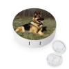 YHEGBFD Spectacle Case,German Shepherd Dog Contact Lens Case,portable Contact Lens Case,contact Lens Box with Mirror view 1