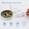 YHEGBFD Spectacle Case,German Shepherd Dog Contact Lens Case,portable Contact Lens Case,contact Lens Box with Mirror view 3