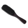 Beatifufu Mens Hair Brush with Boar Bristles Wooden Detangling Beard Grooming Brush for Men Curly and Thick Hair Travel Styling Comb view 1