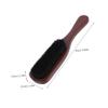 Beatifufu Mens Hair Brush with Boar Bristles Wooden Detangling Beard Grooming Brush for Men Curly and Thick Hair Travel Styling Comb view 2