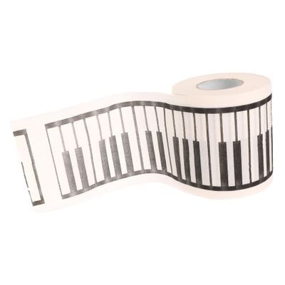 Healeved Piano Printed Toilet Paper Roll Soft Bath Tissue Bathroom Tissue Creative Party