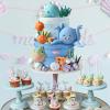 17 PCS Under the Sea Cake Decorations Ocean Animals Cake Topper with Cake Balls Decorations for Under the Sea Theme Boys Girls Baby Shower Birthday Party Supplies view 3