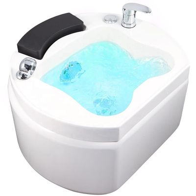 JINGEDD Portable Pedicure Foot Spa Bathtub - Relaxing Feet Spa Tub Shower Wash & Massage - with Heat and Massage - Home Foot Spa Pedicure Bowl Foot Detox Bucket Tub,B