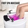 JINGEDD Portable Pedicure Foot Spa Bathtub - Relaxing Feet Spa Tub Shower Wash & Massage - with Heat and Massage - Home Foot Spa Pedicure Bowl Foot Detox Bucket Tub,B view 4
