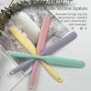 4-Piece Non-Stick Wax Spatulas Set, Silicone Waxing Applicators for Hair Removal, Home Salon Body Use (Pink, Yellow, Purple, Green) view 2