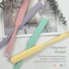 4-Piece Non-Stick Wax Spatulas Set, Silicone Waxing Applicators for Hair Removal, Home Salon Body Use (Pink, Yellow, Purple, Green) view 3