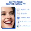 2 Piece Clip on Veneers False Teeth Straightening Kit Upper and Lower, Fake Teeth Braces for Men Women Instant Confident-Smile, Snap on Dentures with Natural White Shade view 3