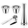 LIHONG Stainless Steel Refillable Coffee Espresso Capsules with Lid view 1