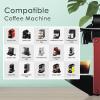 LIHONG Stainless Steel Refillable Coffee Espresso Capsules with Lid view 2