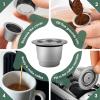 LIHONG Stainless Steel Refillable Coffee Espresso Capsules with Lid view 4