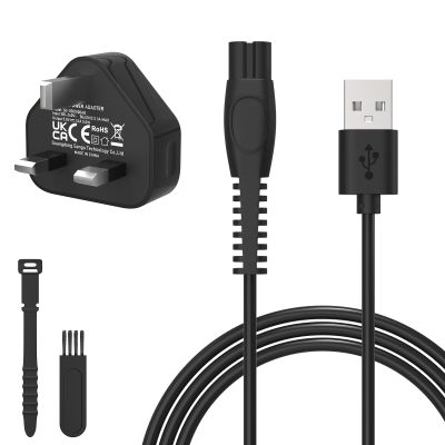 GOLDFOX 5V Charger fit for Philips Norelco One Blade QP2724 QP2734 QP2834 QP4530 QP1924 S7887 MG5910 MG7910 Electric Trimmer and Shaver, USB-A Shaver Charging Cable with Plug