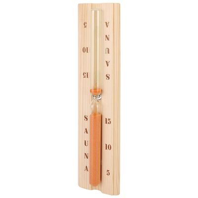 Pine Sauna Hourglass Clock Accurate Heat Resistant Wooden Sand Timer for Spa Bath
