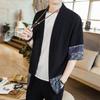 Mymyguoe Japanese Kimono Jacket Men's Japan Happi Kimono Haori Jacket Transition Jacket Hanfu Short Sleeve Shirt Japan Harajuku Anime Robe Anime Clothing Unisex Loose Blouse Summer Tops Robe Cardigan, view 2