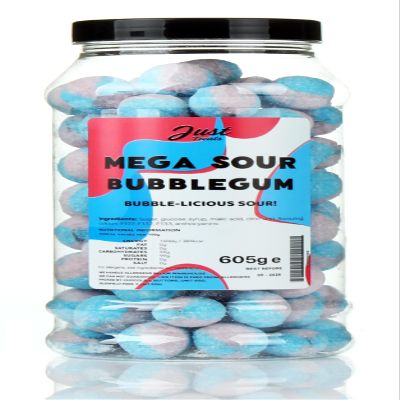 Just Treats Mega Sour Bubblegum Gift Jar