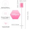 100 Pcs Oral Swabs, Oral Care Sponge Swab, Swab Dental Stick, Mouth Swabs Sponge for End of Life Care, Tooth Cleaning Tool, Disposable Mouth Cleaning Sponge Swab, Foam Swab Sticks for Oral Care(Pink) view 2