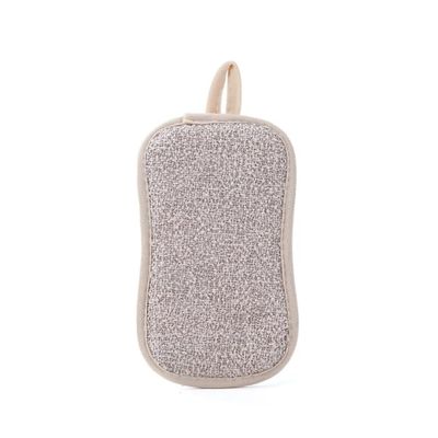 Dish Sponges, Kitchen Non-Scratch Scrub Sponges, Microfiber Cleaning Sponges for Sink, Basin and Multi-Pupose (Cream)