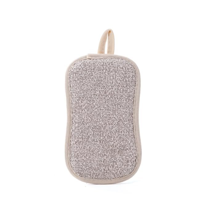 Dish Sponges, Kitchen Non-Scratch Scrub Sponges, Microfiber Cleaning Sponges for Sink, Basin and Multi-Pupose (Cream)