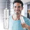 FiTspi 220ml Oral Irrigator Cordless Dental Water Flosser for Teeth Cleaning 3 Pressure Mode 4 Jet Tip IPX7 Waterproof view 3
