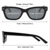 ABETOS Reading Glasses Sunglasses Retro Classic Mens Womens Large UV400 Protection Tinted Readers Spring Hinges Outdoor Reader Sunglasses, Grey 0.0 view 2