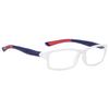 KOOSUFA Sports Reading Glasses Blue Light Blocking for Men Women Lightweight Comfortable Non-slip Computer Readers Eyeglasses Eyewear White blue 1.5 view 1