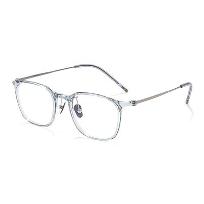 JIETIAN Women's fashionable anti-blue light/anti-fatigue readers, ultra-light TR+ pure titanium frame 1.56 aspheric resin lens reading glasses,01,+1.5