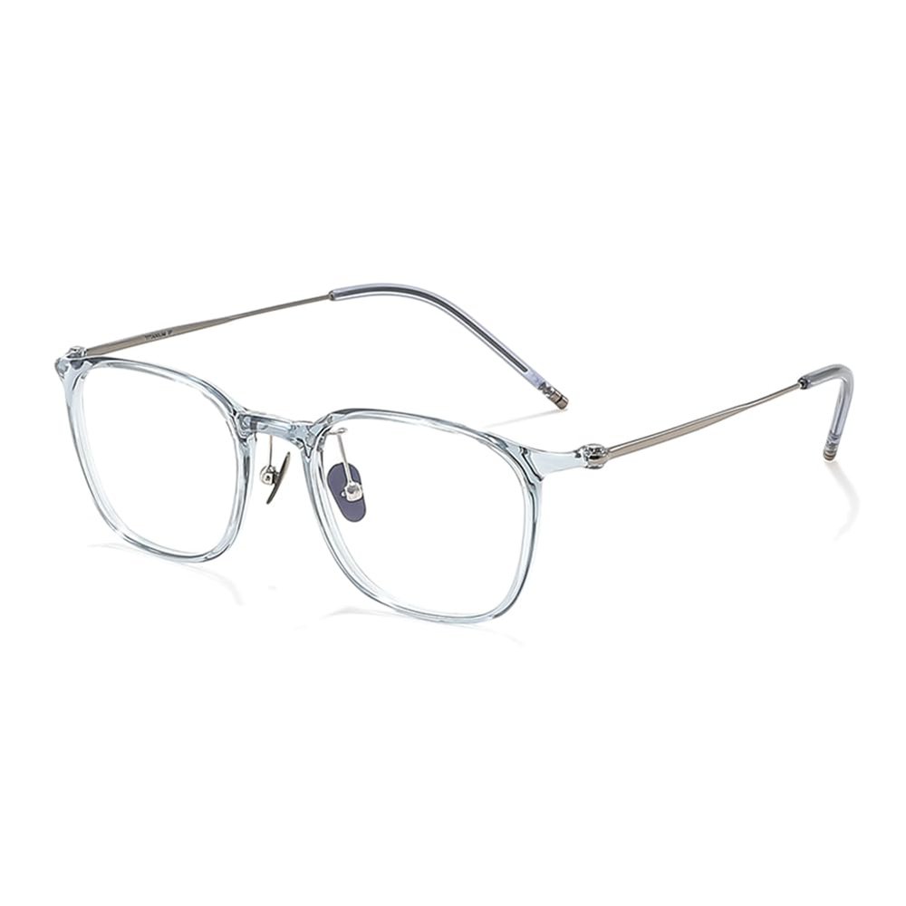 JIETIAN Women's fashionable anti-blue light/anti-fatigue readers, ultra-light TR+ pure titanium frame 1.56 aspheric resin lens reading glasses,01,+1.5