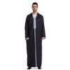 Adhdyuud Men Muslim Middle East Jubba Thobe Long Sleeves Islamic Robe Saudi Arabic Hooded Abaya Dress 01 Sky Blue S view 4