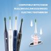 8-Pack Replacement Toothbrush HeadsCopper-Free Power Brush Heads Compatible with 7am2m AM101/AM105 SeriesCompatible with 7am2m Electric Toothbrush AM101 / AM105(Black) view 4