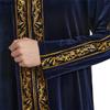 Adhdyuud Men Muslim Jubba Thobe Islamic Kaftan Thoub Arabic Saudi Robe Dress Caftan Thawb Ramadan Gown Middle East Black M view 3