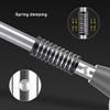 1 Pair Lightweight Underarm Crutches, Stainless Steel Heavy Duty Medical Crutches, Walking Crutches with Shock Absorber for Youth/Adult/Tall Adult (Size : 100-120cm) view 4