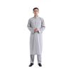 Adhdyuud Men's Muslim Islamic Arab Robe Arab Vintage Long Sleeve Jubba Thobe Robe Dubai Saudi Arab Kaftan 05 Brown S view 2