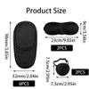 10Pcs Glasses Eye Patch Black Non-Woven Fabric Eye Patches Soft Adjustable Eye Patches for Lazy Eye Amblyopia Strabismus and Soft Sleep Mask for Women Men Zero Eye Pressure Sleeping view 2