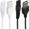 2pcs Charging Cord for Water Flosser, Portable USB Replacement Charger Cable Power Adapter Supply Compatible with FC156 FC1591 FC159 FC256 FC259 Water Flosser 5V Flashlight Shaver Hair Clipper view 1
