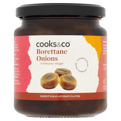 Cooks&Co Grilled Borettane Onions in Balsamic Vinegar 280g