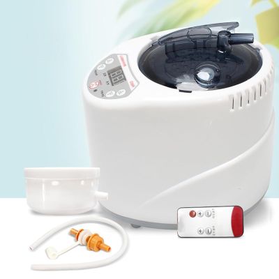 HONGYOU Portable Sauna Steamer, 2L Sauna Steam Generator Fumigation Machine with Remote Control, Adjustable Timing/gear/Anti-dry Burning, for Wooden Barrel/Bath Tub
