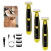 Wet and Dry Electric Shaver, Men's Electric Shaver, 360 Face Hybrid Electric Beard Trimmer and Shaver with 4 Interchangeable Cutter Heads (3PCS) view 1