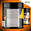 Warrior Creatine Monohydrate Powder 300g (90 Servings)  Pure Micronised Creatine Powder Supplement for Men & Women, Pre & Post Workout Strength, Muscle Growth & Recovery, Vegan  Tropical Sunrise view 3