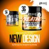 Warrior Creatine Monohydrate Powder 300g (90 Servings)  Pure Micronised Creatine Powder Supplement for Men & Women, Pre & Post Workout Strength, Muscle Growth & Recovery, Vegan  Tropical Sunrise view 4