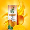 iam super juice Mango | Vegan friendly | No added sugar | Very Low calories | Super fruits | 12x 330ml cans view 1